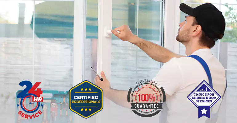 Balcony Glass Door Repair Near Me in North Miami