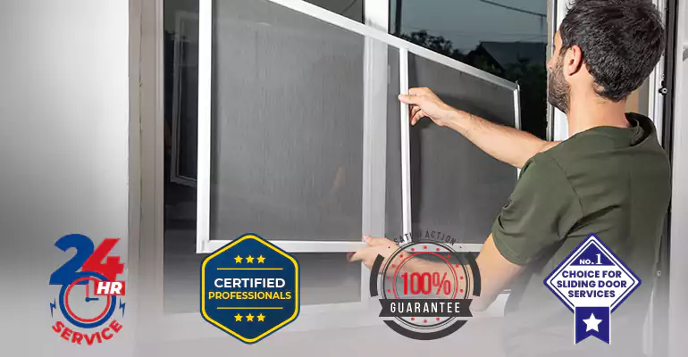 Sliding Screen Door Frame Repair in North Miami