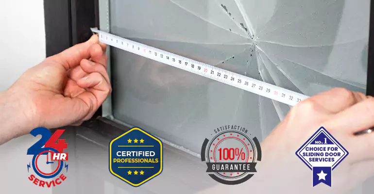 Residential Sliding Door Glass Repair in North Miami